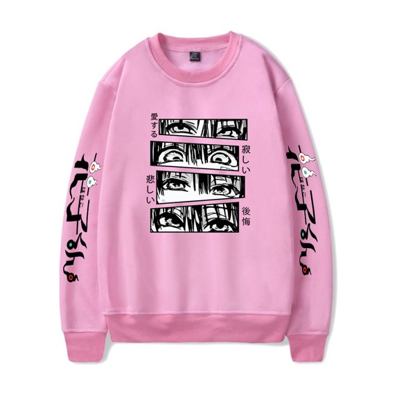 Ground bound young Flower Merch men's and women's fashionable street long sleeved round neck pullover