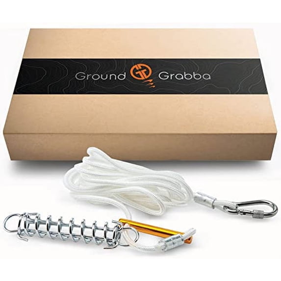 GroundGrabba Single Spring Rope with Carabiner