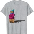 thumbnail image 1 of GroundHog Day Shadow Cute Ground Hog Funny Softstyle Unisex T-Shirt,Sport Grey Color,Size XL, 1 of 5