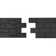 thumbnail image 1 of GroundSmart 24" x 12" x 5/8" Black Interlocking Dual-Sided Rubber Paver, 60 Pack, 1 of 13