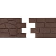thumbnail image 1 of GroundSmart 24" x 12" x 5/8" Brown Interlocking Dual-Sided Rubber Paver, 60 Pack, 1 of 14