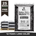 thumbnail image 1 of GroundSmart 12+ Year Black Rubber Mulch, 37.5 Cu Ft, 1 of 17