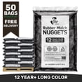 thumbnail image 1 of GroundSmart 12+ Year Black Rubber Mulch, 75 Cu Ft, 1 of 17