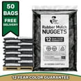 thumbnail image 1 of GroundSmart Black Rubber Mulch, 75 Cu Ft, 1 of 17