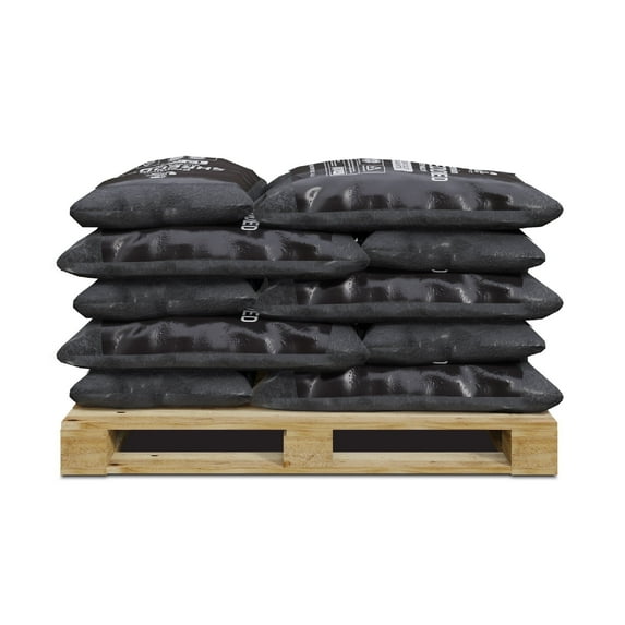 GroundSmart Black Shredded Rubber Mulch, 37.5 Cu Ft Pallet
