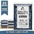 thumbnail image 1 of GroundSmart 12+ Year Blue Rubber Mulch, 37.5 Cu Ft, 1 of 17