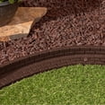 thumbnail image 1 of GroundSmart Brickface Landscape Edging, 4' Brown Rubber Garden Edging Border, 48 pack, 1 of 19