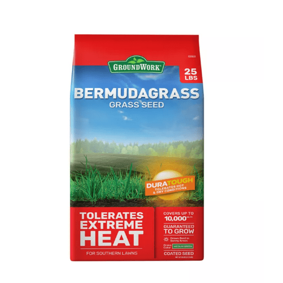 GroundWork 25 lb. 10,000 sq. ft. Bermudagrass Grass Seed