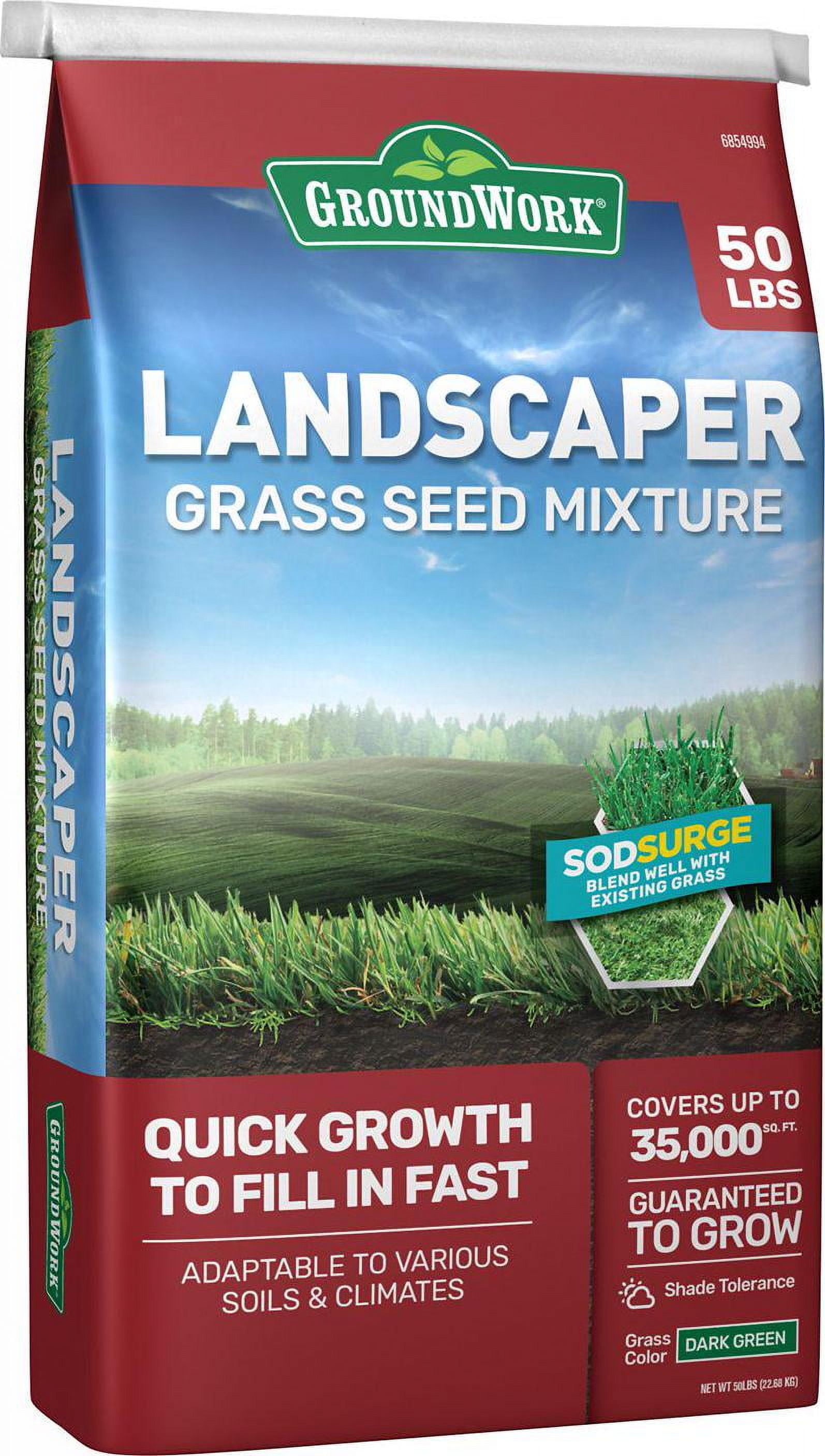 GroundWork 50 lb. Landscapers Mix Grass Seed, North