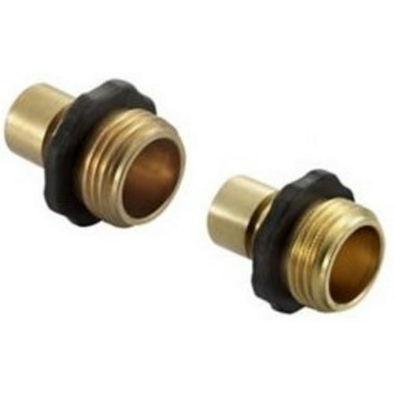 GroundWork DRG2021116 Male Quick Hose Connectors 3/4 Inch 2 Pack