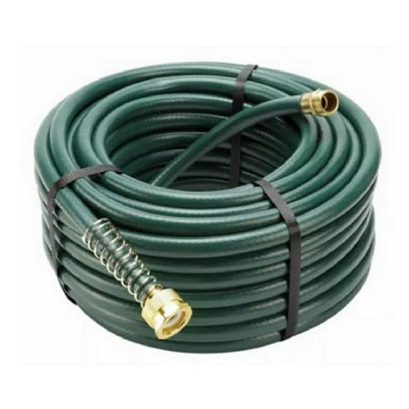 GroundWork XHJ-10058M CA 0.63 in. x 100 ft. Green Color Garden Hose, PVC+Rubber