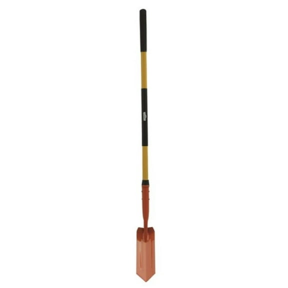 GroundWork YN-8SJ2-6-1FL Trench Shovel w/ Durable Fiberglass Handle, 4in. Blade