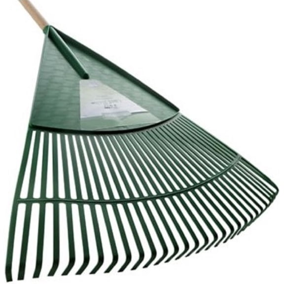 GroundWork YN-PR001-30L Polypropylene Leaf Rake 31.5 Inch Green