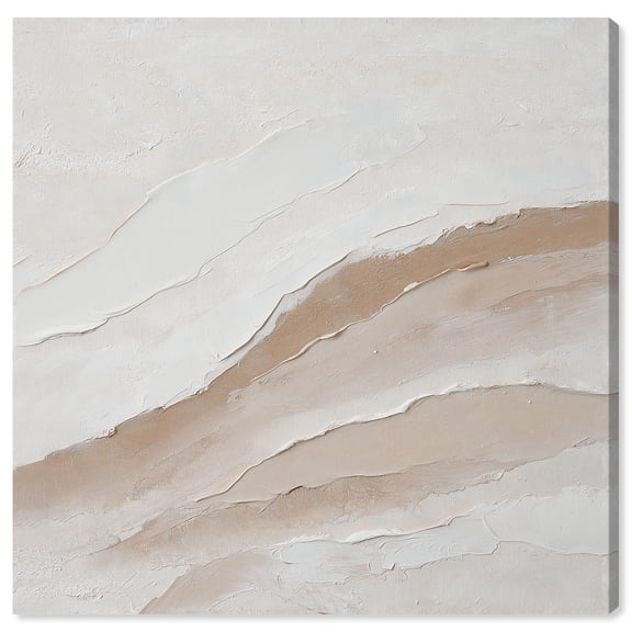 Grounded Essence Canvas Minimalist Abstract by Art Remedy, Gallery Wrapped, 30" x 30"