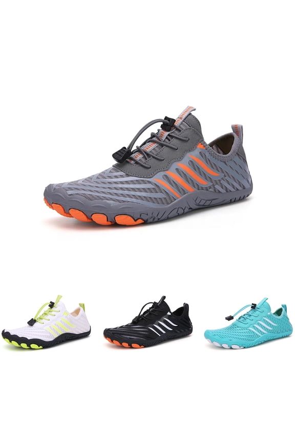 Grounded Footwear for Women Barefoot Shoes, Hike Barefoot Shoes Womens Footwear, 2025 New Comfortable Non-Slip Barefoot Vitality Shoes, Men's Women's Water Shoes Wide Toe Box