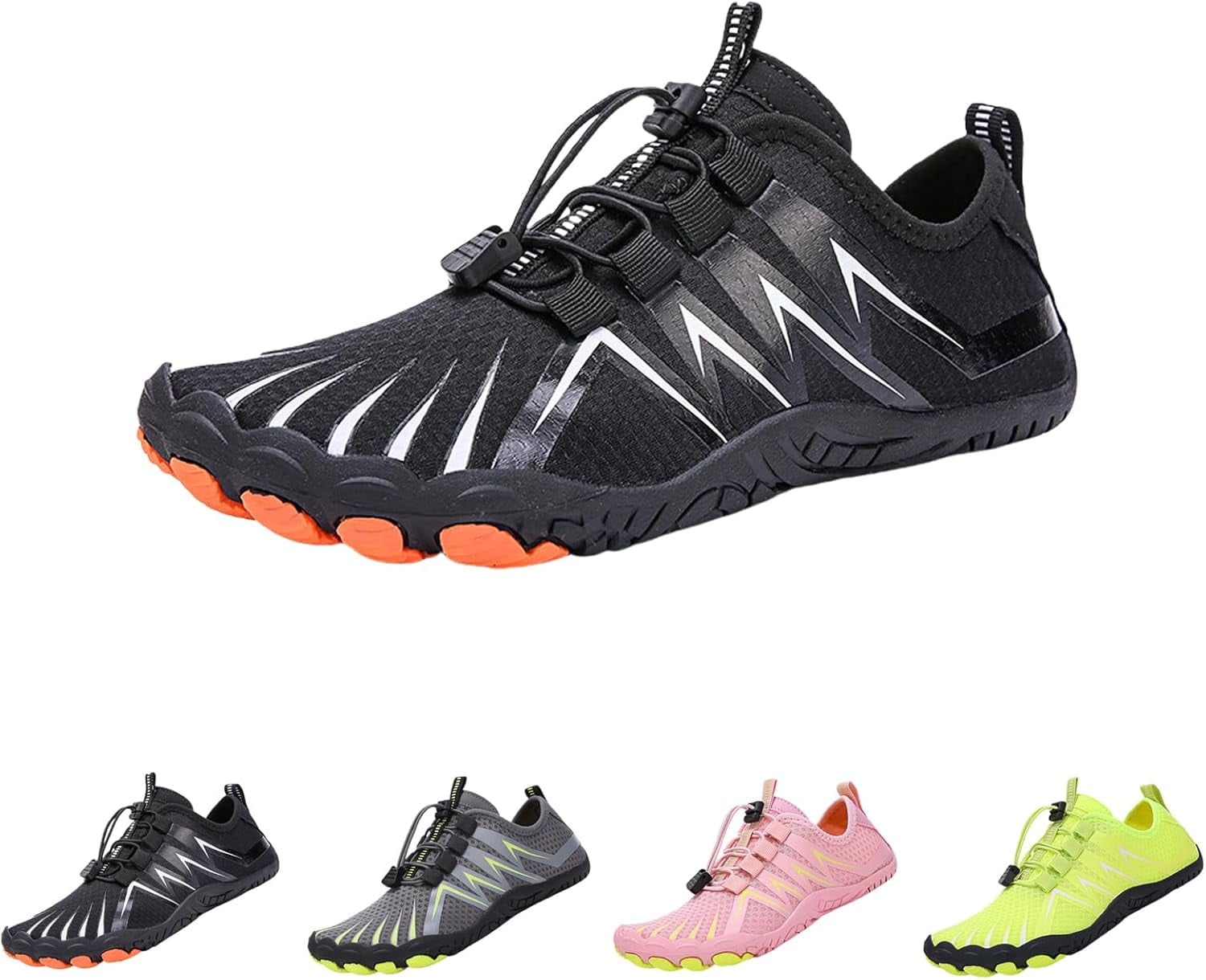 Grounded Footwear for Women Men- Grounded Barefoot Shoes for Women Men Waterproof, Non-Slip Hiking Footwear with Wide Toe Box,for Hiking, Outdoor, Water Activities