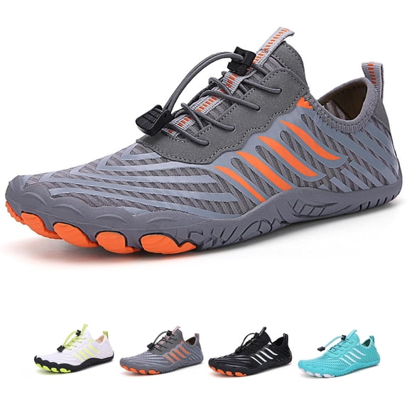 Grounded Footwear for Women Men Neuropathy, Comfortable Lightweight Anti-slip Barefoot Shoes,Men's and women's diving shoes, beach snorkeling shoes, cycling outdoor mountaineering five-finger shoes