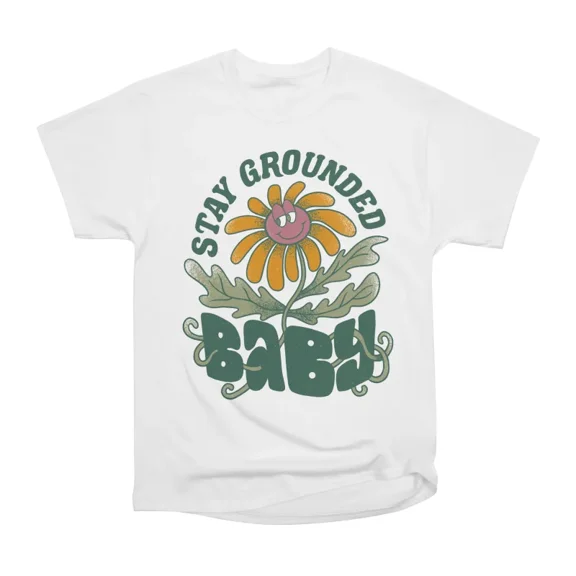 Grounded Groovy T-Shirt Tee Gift For Him Merch For Her Apparel For Friend