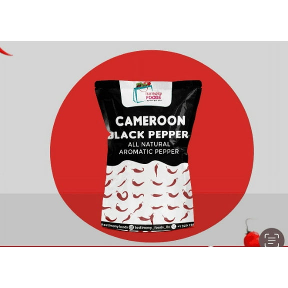 Grounded Hot Cameron pepper / Black pepper 16 ounce/ 1.1 lbs Active