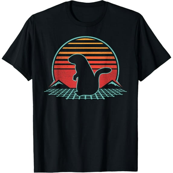 Groundhog Day Animal Retro Vintage 80s Style T-Shirt Shirts