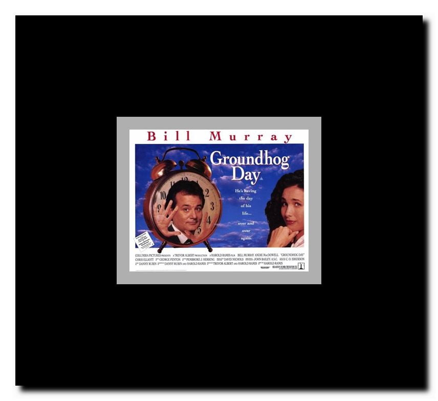 Groundhog Day Framed Movie Poster