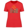 thumbnail image 1 of Groundhog Day Happy Doodle T-Shirt Women -Image by Shutterstock, Female Medium, 1 of 2