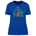 thumbnail image 1 of Groundhog Day Happy Doodle T-Shirt Women -Image by Shutterstock, Female x-Large, 1 of 2