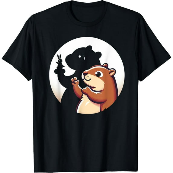 Groundhog Day Shadow Puppet Funny Gifts For Men Women T-Shirt TShirt