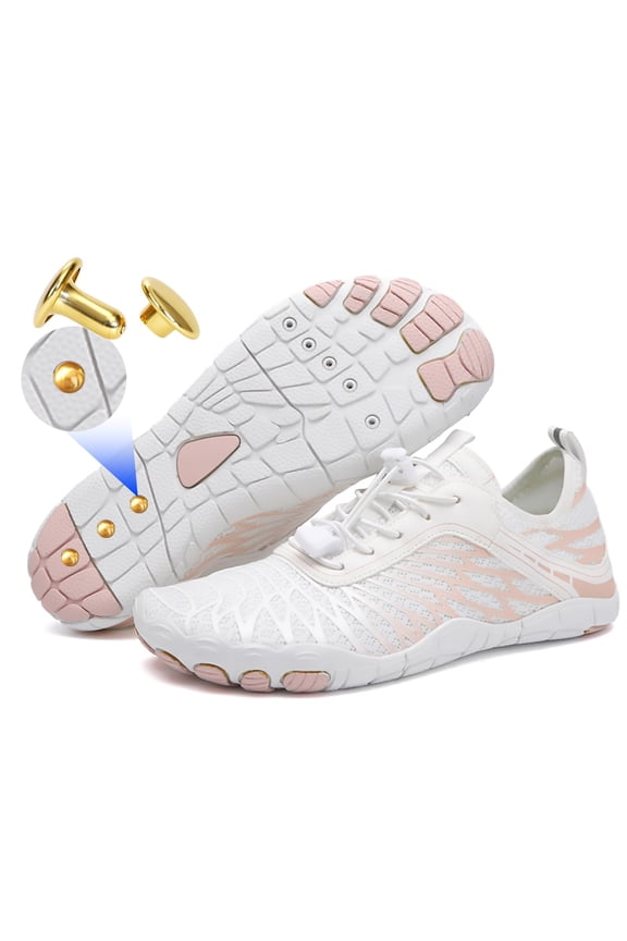 Grounding Barefoot Footwear for Women and Men with Copper, Wide Toe Box, Breathable Hiking Shoes for Outdoor Activities