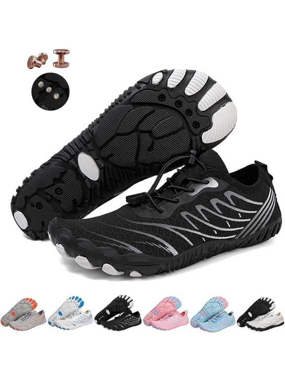 Grounding Barefoot Shoes with Copper for Women & Men, Wide Toe Box Non‑Slip Aqua Water Shoes for Hiking Beach Pool Surf