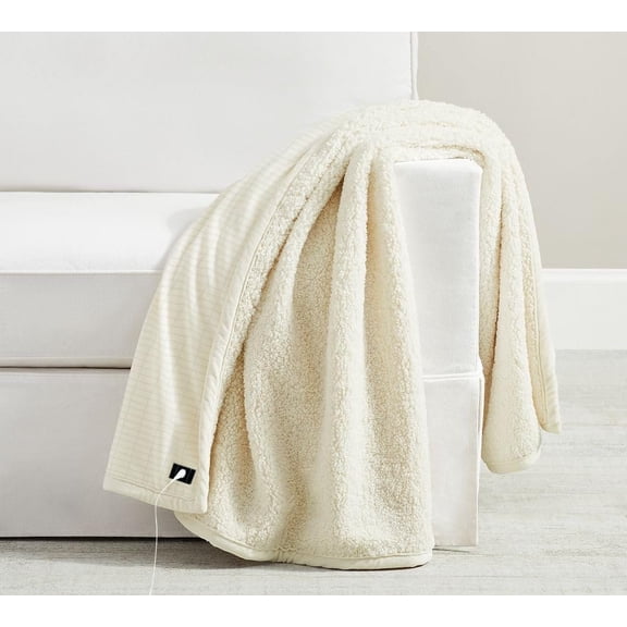 Grounding Blanket,Grounding Blanket Throw,Improve Sleep Energy.Earth Connected Throw Blanket with Fiber,Grounding Blanket for Bed.Grounding Cord Included(60x80 Inch,Beige)