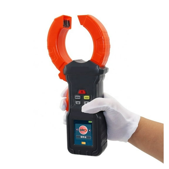 Grounding Clamp Loop Resistance Tester 3/4 Wire Soil Resistivity Resistance Voltage Earth On Clamp Tester ,Easy to Use