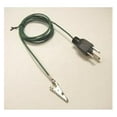 thumbnail image 1 of Grounding Cord 12ft - 3-Prong Ground Wire with Alligator Clip | EMF Shielding Grounding Cable for Smart Meters, Electronics & Fabric, 1 of 2