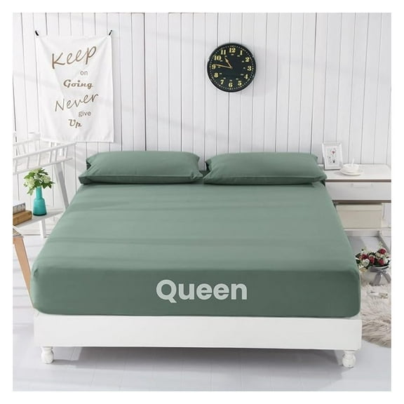 Grounding Fitted Sheet Queen, Organic Cotton Silver Fiber, Earthing Bed Sheet with Cord, Conductive Sleep Sheet for Better Rest & Wellness