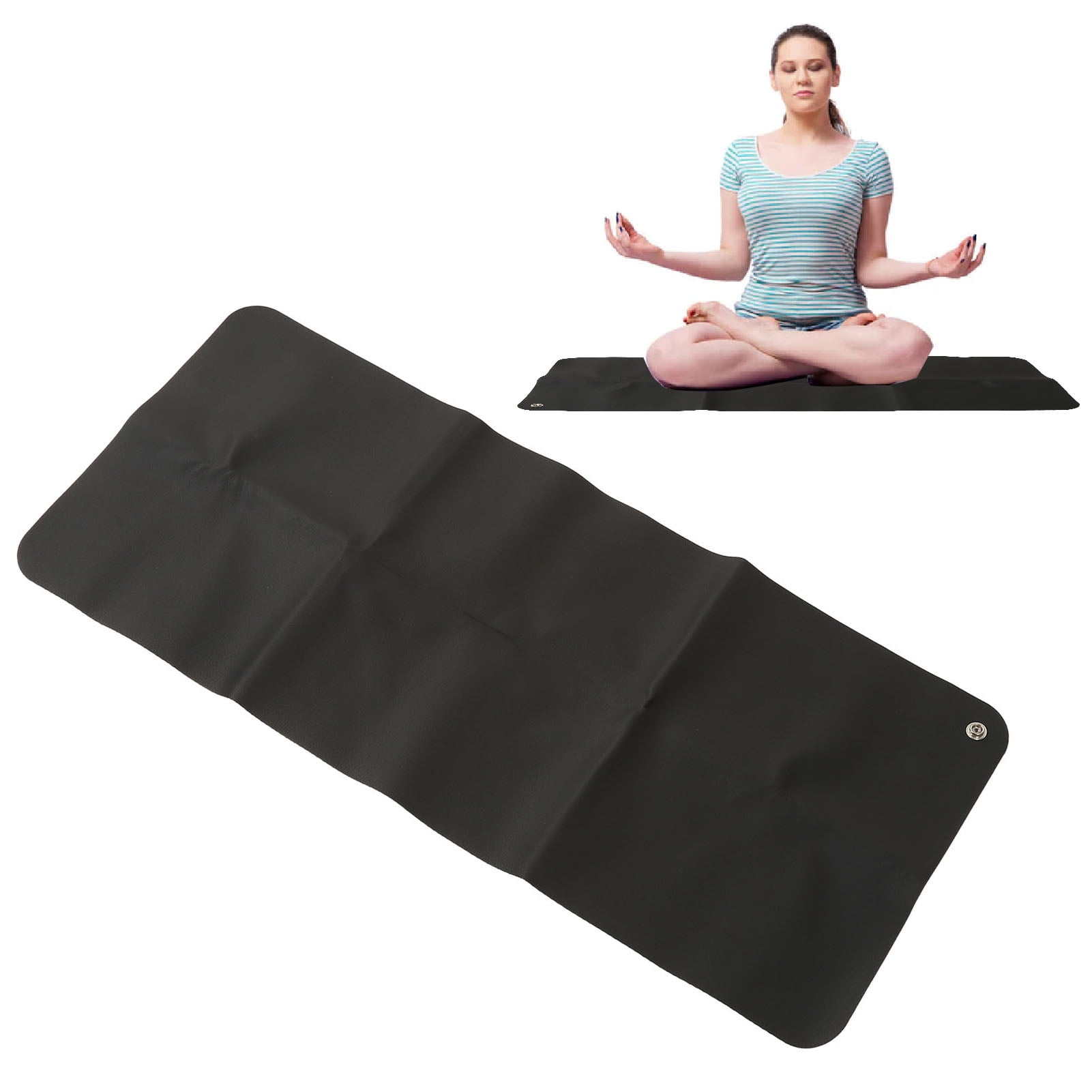 Grounding Mat, Reduce Work Stress Earthing Mat Improve Sleep Black