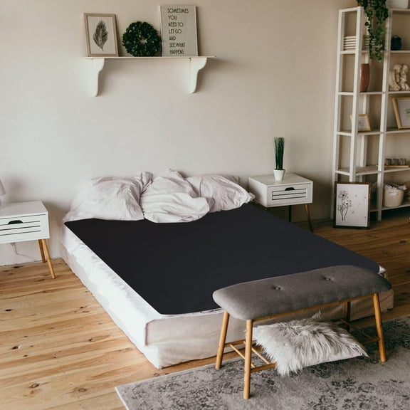 Grounding Mat Sleep Mat Kit, Grounding Mattress Cover Mat Grounding Mat Earth Connected Conductive Carbon Leatherette for Better Sleep, Relieve Pain 54 * 71