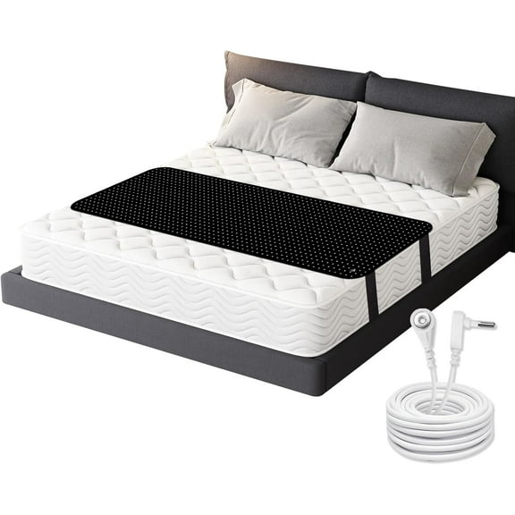 Grounding Mat for Bed Grounding Mattress Pad Grounding Mattress with Grounding Cord 27x60in, Queen