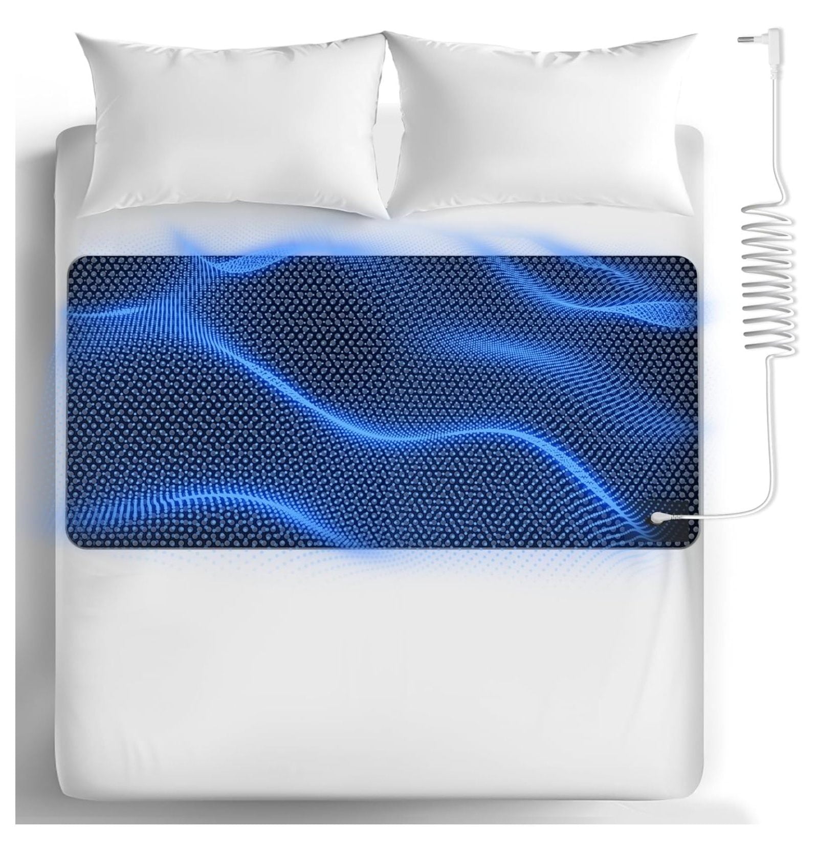 Grounding Mat for Bed, Grounding Pad for Sleep, Energy, Wellness, Anti