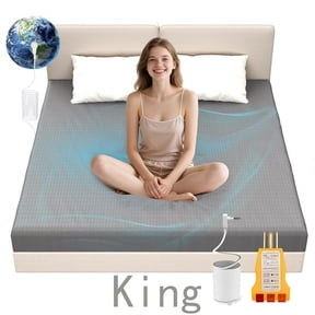 MQ Grounding Sheets, Grounding Fitted Bed Sheets,90% Cotton & 10% Silver Fiber,Grounding Mat for Bed,Grounding Sheets for More Restful Sleep, Less Stress (Gray, King)