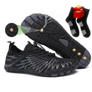 Grounding Shoes for Women with Copper + Free Conductive Socks, Barefoot Shoes Womens Grounded Footwear Earthing Grounding Shoe Men, Wide Toe Box Comfortable Breathable for Walking Outdoor Activities