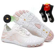Grounding Shoes for Women with Copper + Free Conductive Socks, Barefoot Shoes Womens Grounded Footwear Earthing Grounding Shoe Men, Wide Toe Box Comfortable Breathable for Walking Outdoor Activities