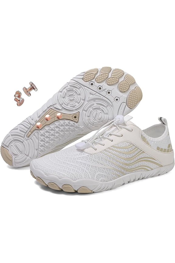 Grounding Shoes with Copper for Women Men, Hike Grounded Barefoot Footwear Shoes for Womens Mens Soft Comfortable
