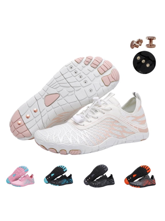 Grounding Shoes with Copper for Women Men, Hiking Grounded Barefoot Footwear Shoes for Womens Mens Soft Comfortable