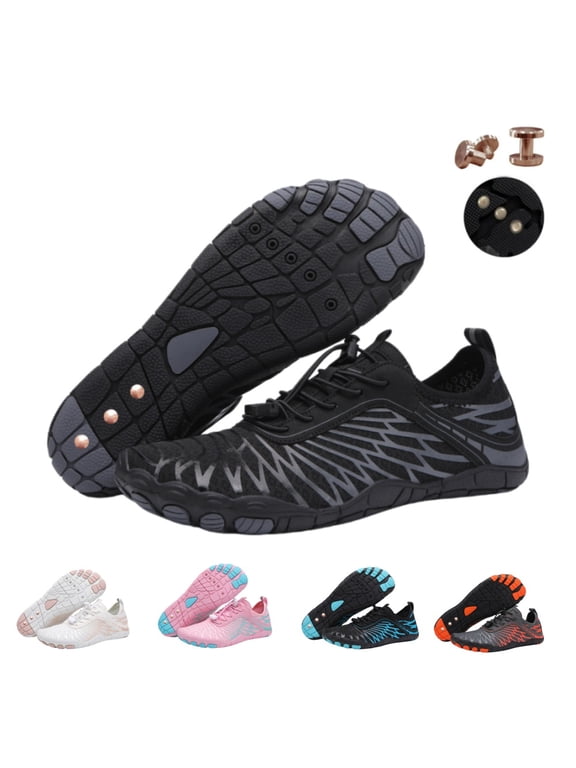 Grounding Shoes with Copper for Women Men, Hiking Grounded Barefoot Footwear Shoes for Womens Mens Soft Comfortable
