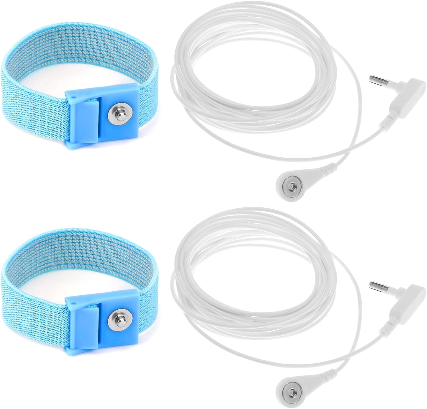 Grounding Protection Grounding Wires and Wrist Straps, 2-Pack 15 Feet Each – Ultimate Earth ...