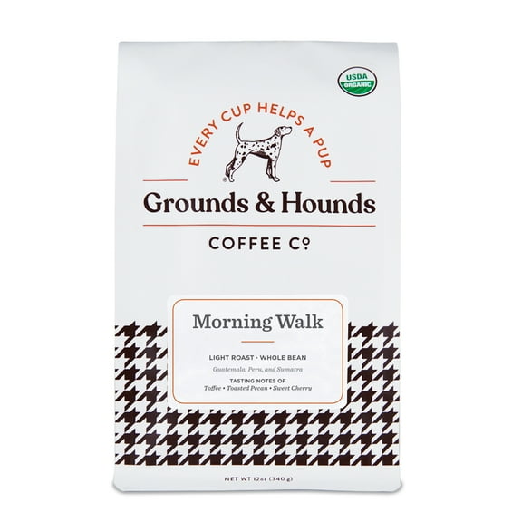 Grounds & Hounds Coffee, Coffee Morning Walk Wb 12 oz