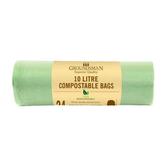 Groundsman 10L Compostable Plastic Bag (Pack of 24)