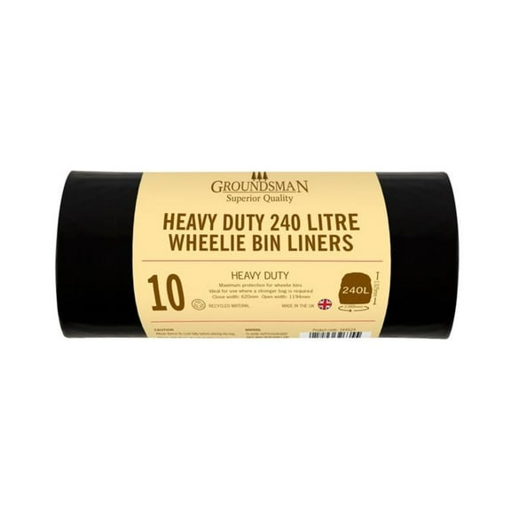 Groundsman Wheelie Bin Liners (Pack of 10)