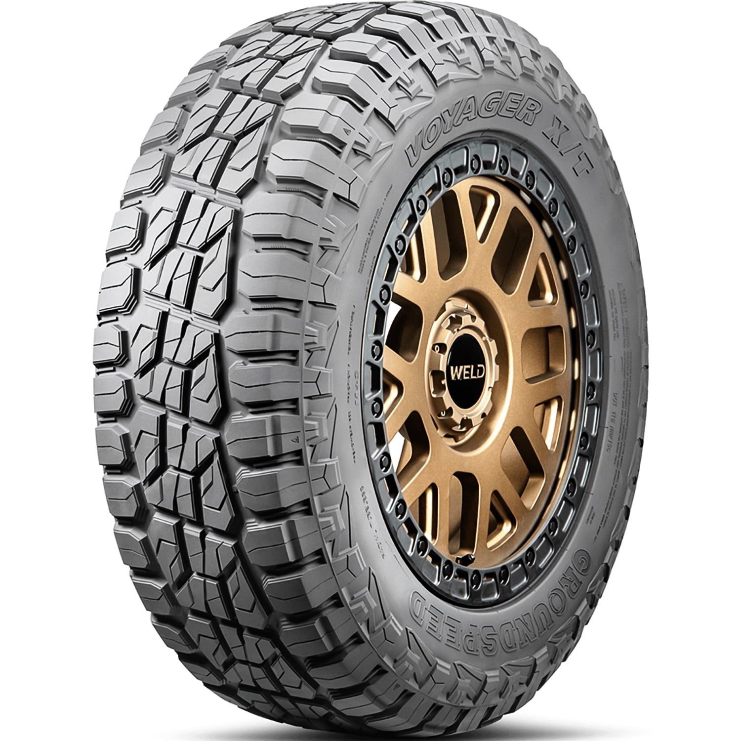 Groundspeed Voyager XT 35X12.50R18 123Q E 10 Ply x/t Extreme Terrain Light Truck Tire Simolary simolary.com