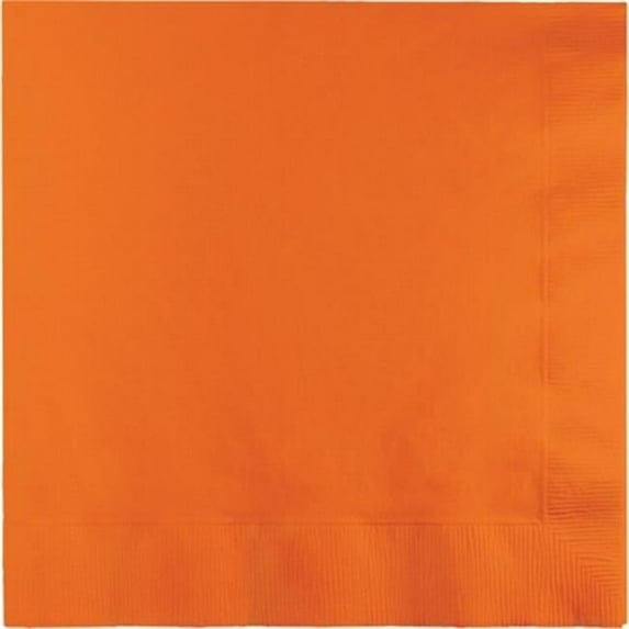 Group Beverage Napkins, Orange - 20 per Case - Case of 12